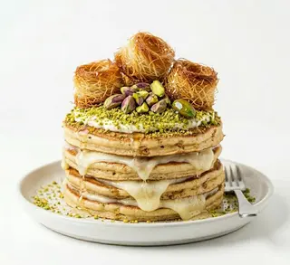 Pancakes Kunafa