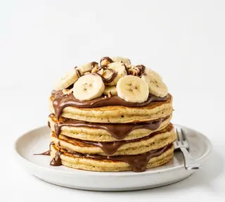 Pancakes Nutelle Et Banane