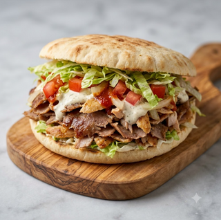Panino kebab grande