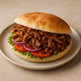 Panino döner kebap