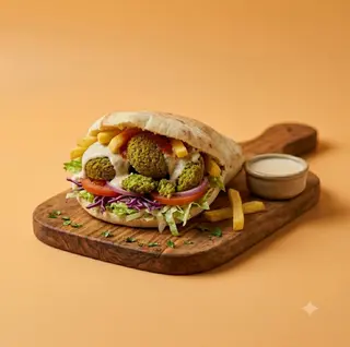 Panino falafel menú