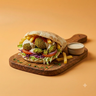 Panino falafel menú