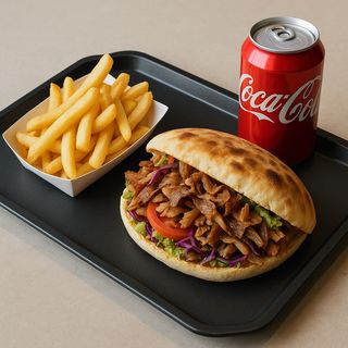 Panino kebap menù