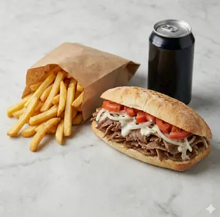 Panino kebap menù