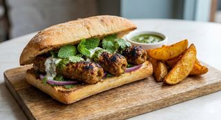 Panino spiedini pollo