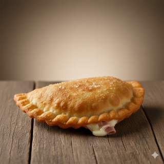 Panzerotto fritto con prosciutto cotto