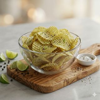 Patatine pepe e lime