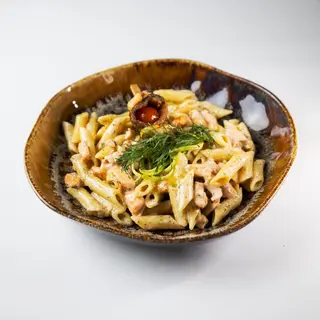 Penne s lososom i koprom