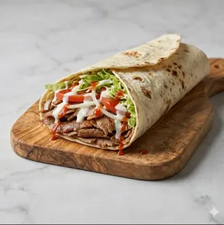 Piadina yufka döner kebap