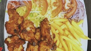 Piatto alette di pollo