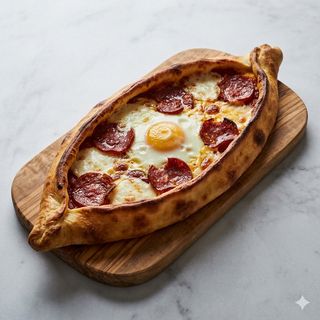 Pide salame e uova