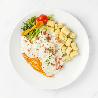 Pileća prsa u šugu s pireom