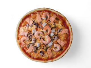 Пицца с морепродуктами (600г)