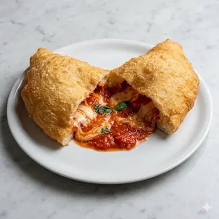 Pizza fritta Margherita