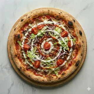 Pizza kebab top