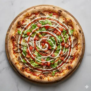 Pizza kebap completa