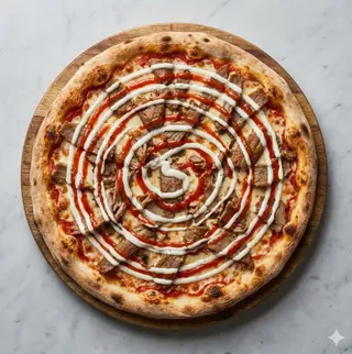 Pizza kebap normale