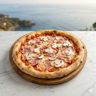 Prosciutto e funghi