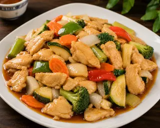 58a. Pollo con verdure