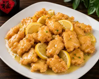 64. Pollo croccante in salsa di limone