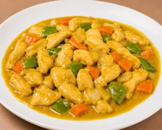 59. Pollo in salsa curry