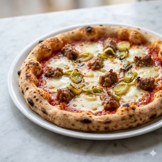 Porri e salsiccia