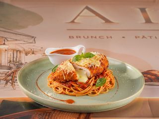 Plat Poulet alla Parmigiana