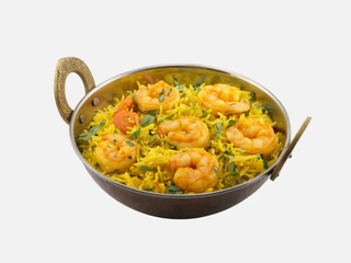 Prawns biryani