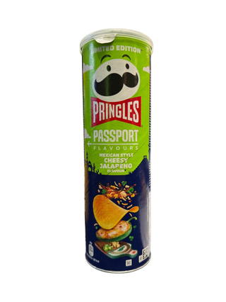 Pringles passport Mexican style cheesy jalapeno 165 g