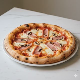 Prosciutto e funghi