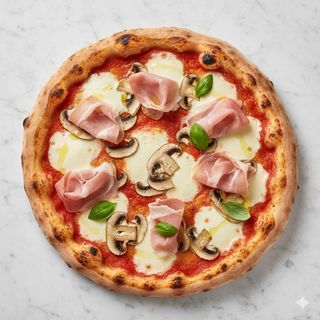 Prosciutto e funghi