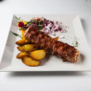Punjeni lungić u slanini