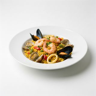 Paella di pesce