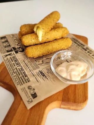 Palitinhos de Mozzarella