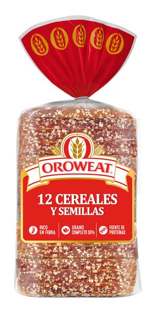 Pan Sandwich 12 Cereales Oroweat 680 G