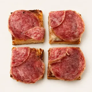 Pan brioche Brillat savairen e ciuauscolo