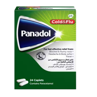 Panadol Cold & Flu Paracetamol/Pseudoephedrine 24s