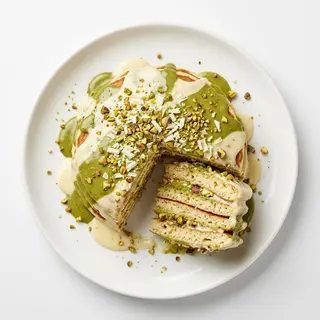 Pancake Pistache Et Chocolat Blanc