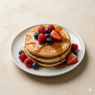 Pancakes ai frutti rossi