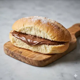 Pane base alla Nutella