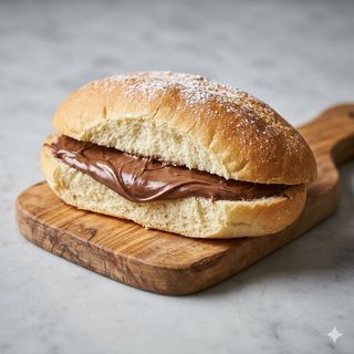 Pane base alla Nutella