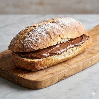 Pane grande alla Nutella