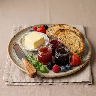 Pane, burro e marmellata