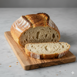 Pane bianco 500 g lievito madre