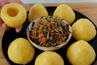 46 窝窝头Panini di mais al vapore 5 pezzi