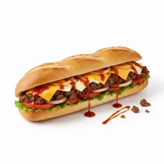 Panini viande hachée
