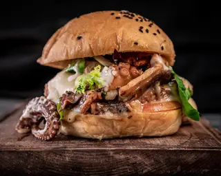 Panino con il polpo