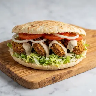Panino falafel