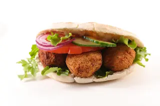 Panino falafel menu