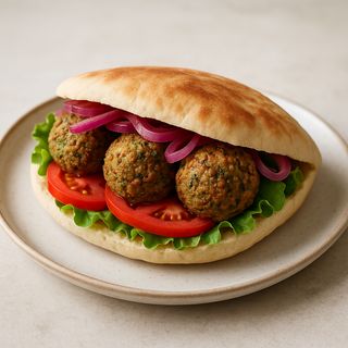 Panino falafel
